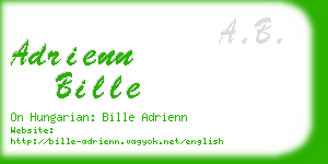 adrienn bille business card